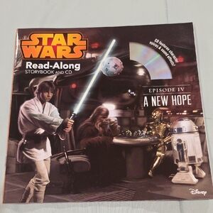 Disney Star Wars A New Hope Storybook and CD - Black and Gold